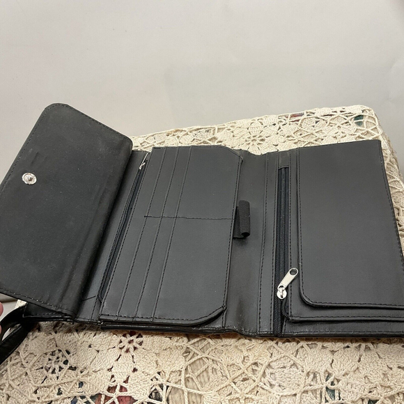 Vintage Betty Boop Black Purse Bag 90s Y2K Faux Leather And Collectable Tin - Picture 4 of 14